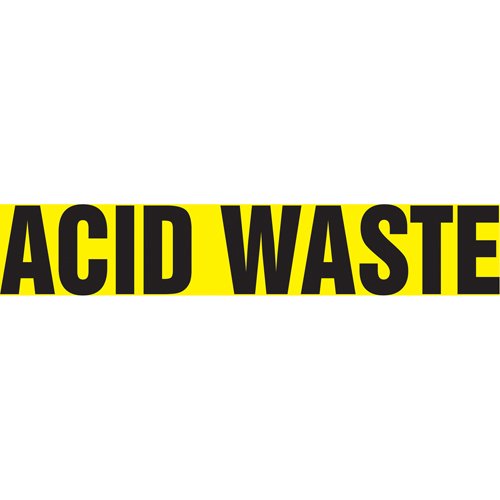 SH437-"Acid Waste" Pipe Markers