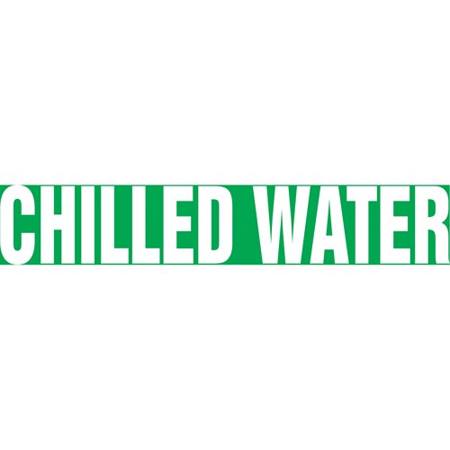SH597-"Chilled Water" Pipe Markers