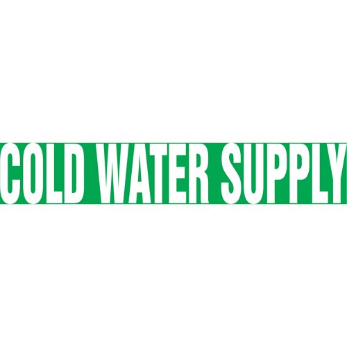 SH646-"Cold Water Supply" Pipe Markers
