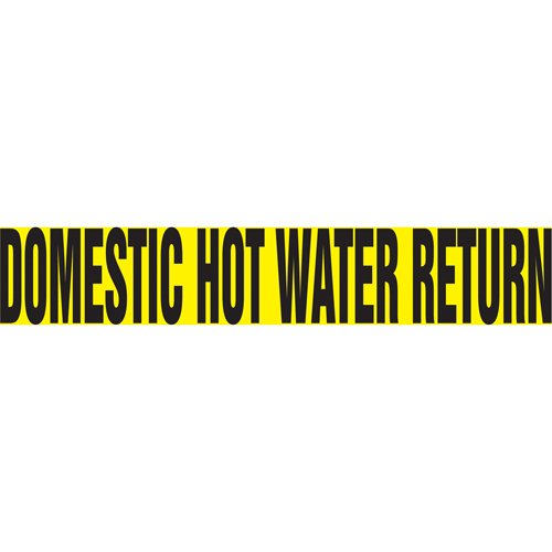 SH770-"Domestic Hot Water Return" Pipe Markers