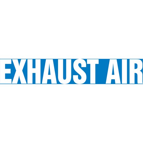 SH818-"Exhaust Air" Pipe Markers