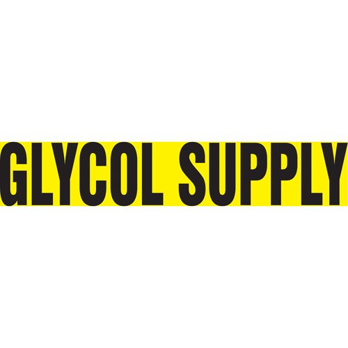 SH910-"Glycol Supply" Pipe Markers