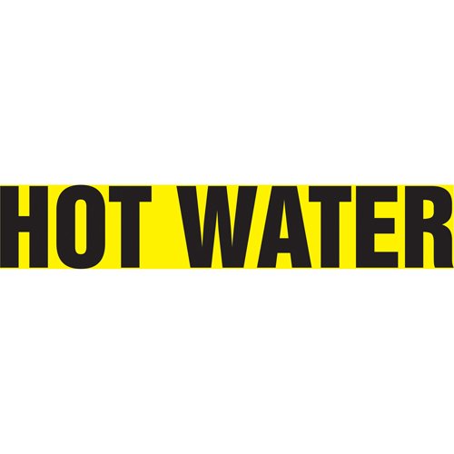 SH998-"Hot Water" Pipe Markers