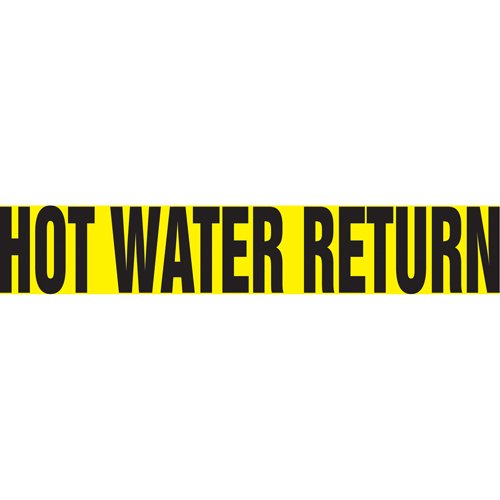 SI006-"Hot Water Return" Pipe Markers