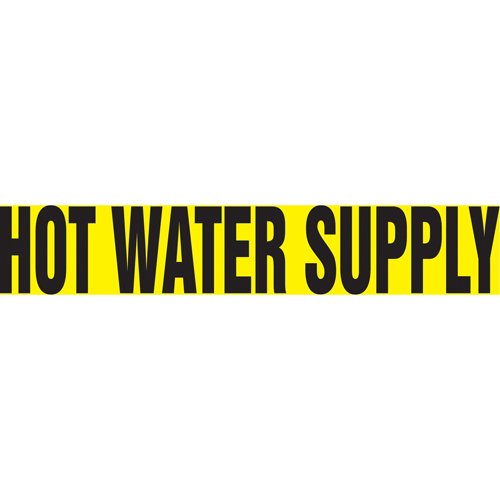 SI011-"Hot Water Supply" Pipe Markers