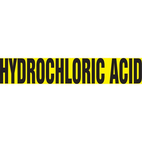 SI038-"Hydrochloric Acid" Pipe Markers