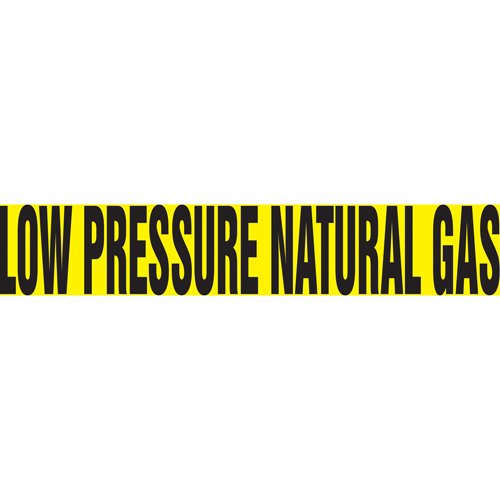 SI122-"Low Pressure Natural Gas" Pipe Markers