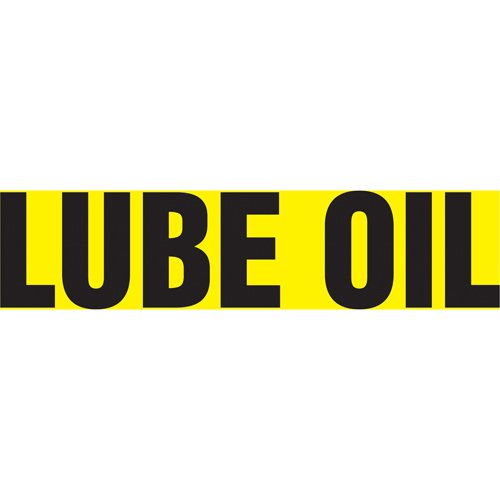 SAV450-"Lube Oil" Pipe Marker
