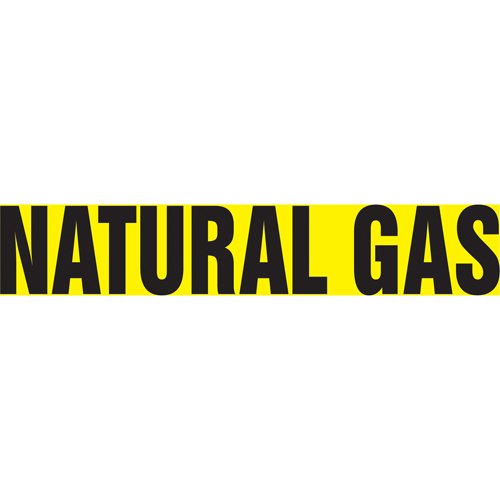 SI182-"Natural Gas" Pipe Markers