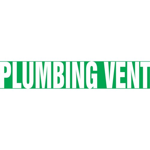 SAV485-"Plumbing Vent" Pipe Marker
