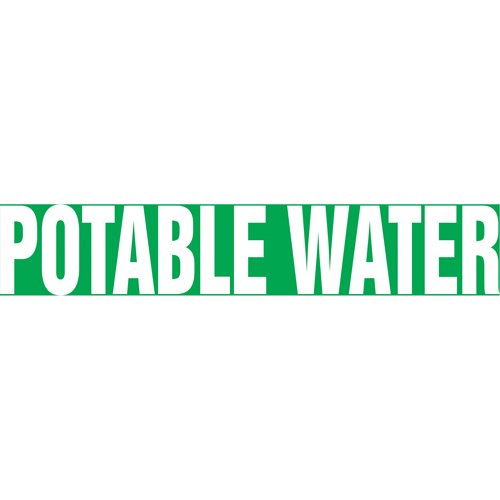 SI262-"Potable Water" Pipe Markers