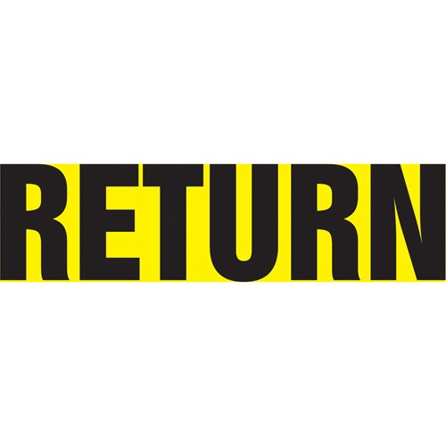 SAV505-"Return" Pipe Marker
