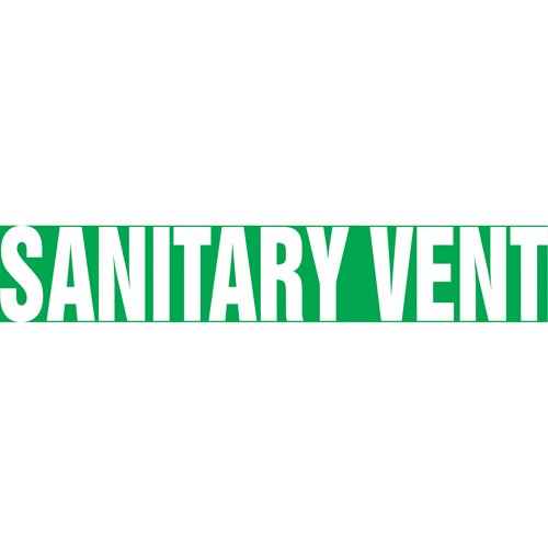 SAV518-"Sanitary Vent" Pipe Marker