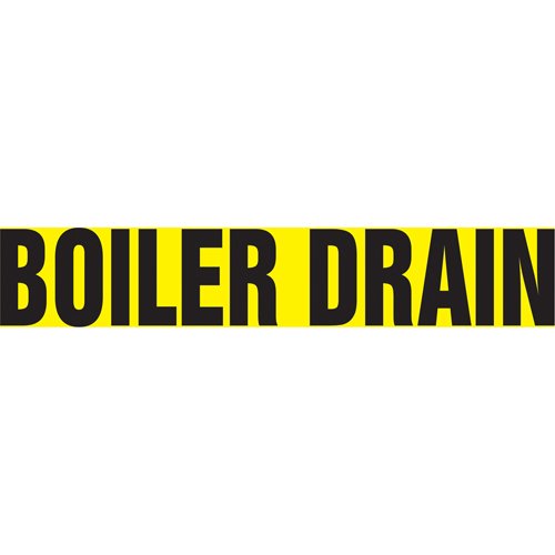 SAV678-Snap Tite™ "Boiler Drain" Pipe Marker