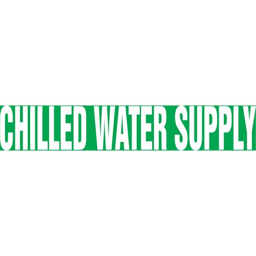 SAV729-Snap Tite™ "Chilled Water Supply" Pipe Marker