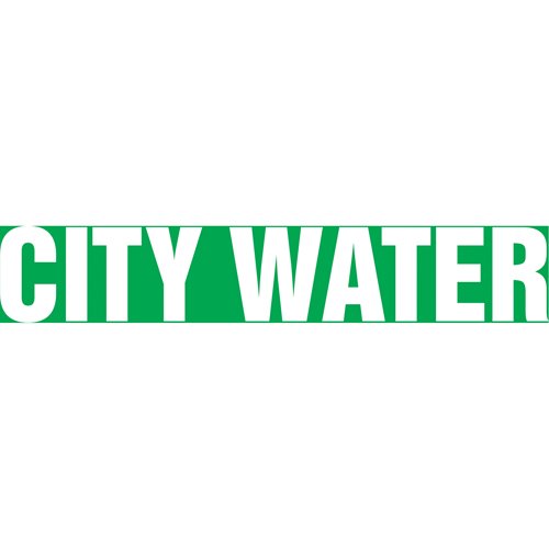 SAV740-Snap Tite™ "City Water" Pipe Marker