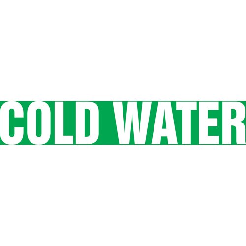 SAV744-Snap Tite™ "Cold Water" Pipe Marker