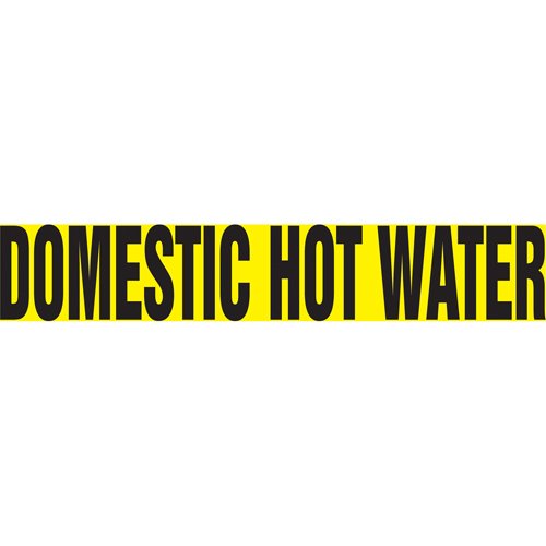 SAV819-Snap Tite™ "Domestic Hot Water" Pipe Marker