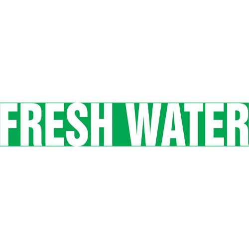 SAV875-Snap Tite™ "Fresh Water" Pipe Marker