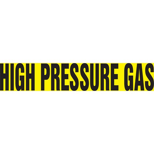 SAV938-Snap Tite™ "High Pressure Gas" Pipe Marker