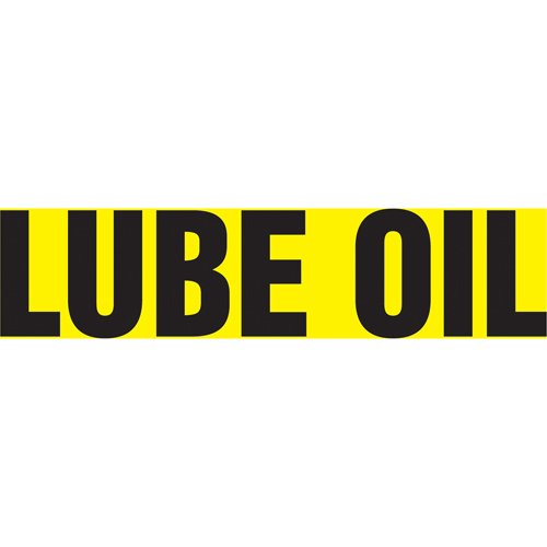 SAW045-Snap Tite™ "Lube Oil" Pipe Marker