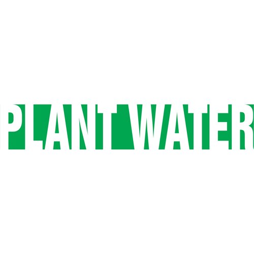 SAW106-Snap Tite™ "Plant Water" Pipe Marker
