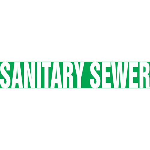 SAW169-Snap Tite™ "Sanitary Sewer" Pipe Marker