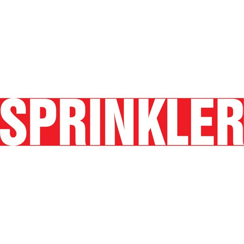 SAW195-Snap Tite™ "Sprinkler" Pipe Marker