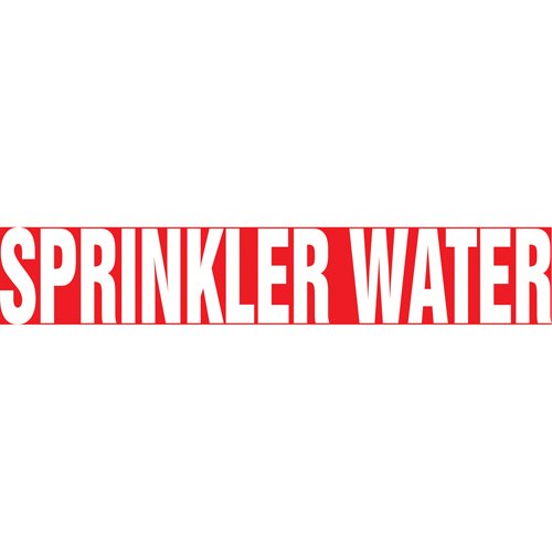 SAW204-Snap Tite™ "Sprinkler Water" Pipe Marker
