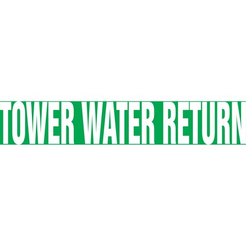 SAW246-Snap Tite™ "Tower Water Return" Pipe Marker