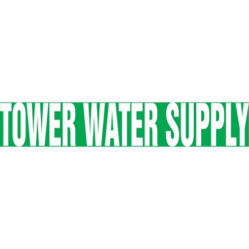 SI535-"Tower Water Supply" Pipe Markers