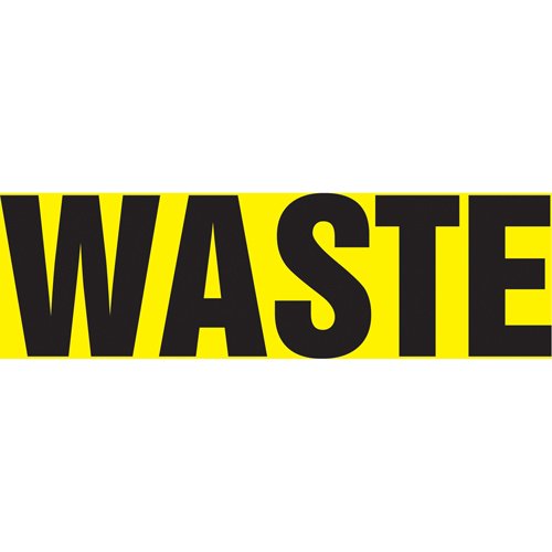 SAV567-"Waste" Pipe Marker