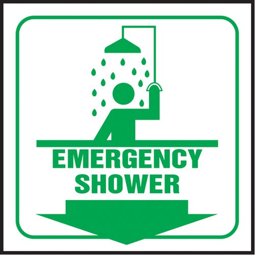 SAW426-"Emergency Shower" Projection™ Sign