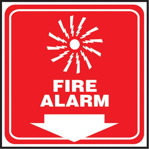 SAW436-"Fire Alarm" Projection™ Sign