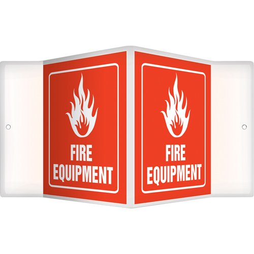SAW437-"Fire Equipment" Projection™ Sign
