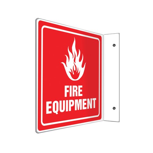 SAW438-"Fire Equipment" Projection™ Sign