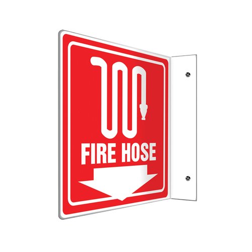 SAW444-"Fire Hose" Projection™ Sign