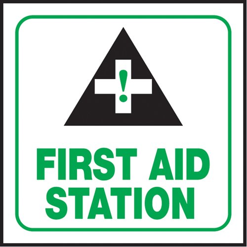 SAW447-"First Aid Station" Projection™ Sign