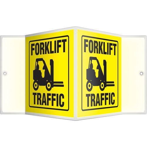 SAW449-"Forklift Traffic" Projection™ Sign