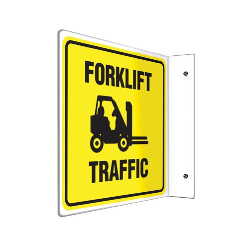 SAW450-"Forklift Traffic" Projection™ Sign