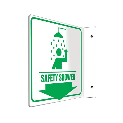 SAW454-"Safety Shower" Projection™ Sign