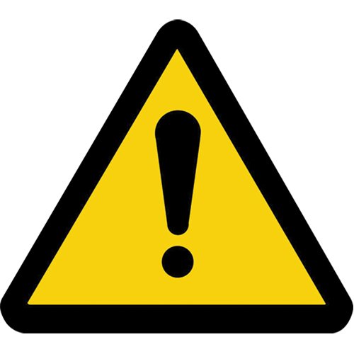 SAX374-General Warning ISO Warning Safety Labels