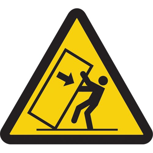 SAX380-Tipping Hazard ISO Warning Safety Labels