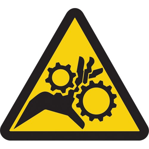 SAX399-Gear Entanglement ISO Warning Safety Labels