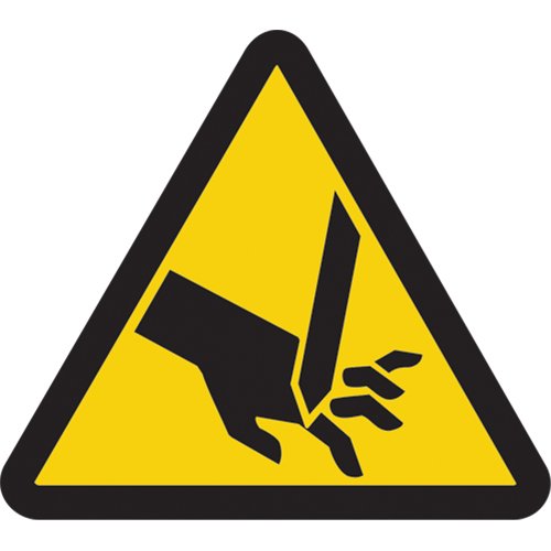 SAX400-Cut or Sever Hazard ISO Warning Safety Labels