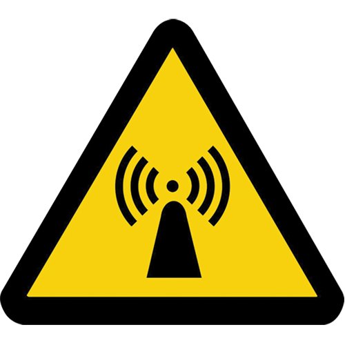 SAX417-Non-Ionizing Radiation ISO Warning Safety Labels