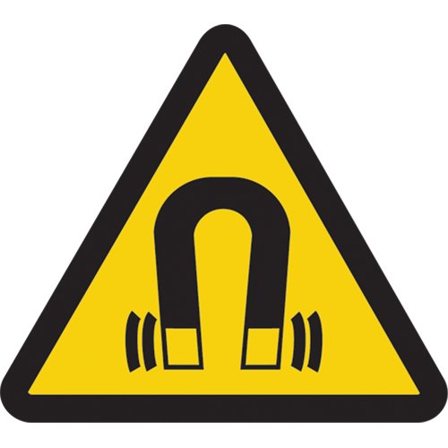 SAX418-Magnetic Field ISO Warning Safety Labels