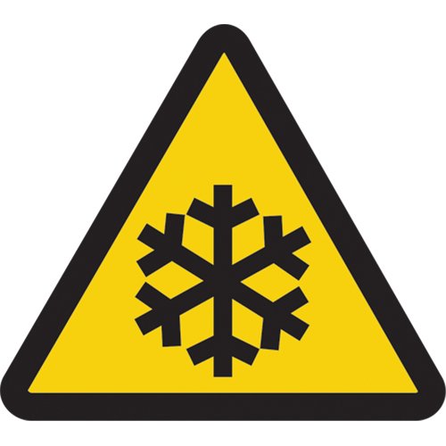 SAX427-Low Temperature ISO Warning Safety Labels