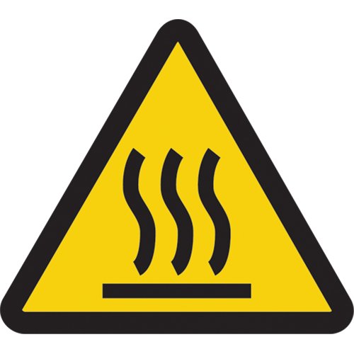 SAX434-Hot Surface ISO Warning Safety Labels