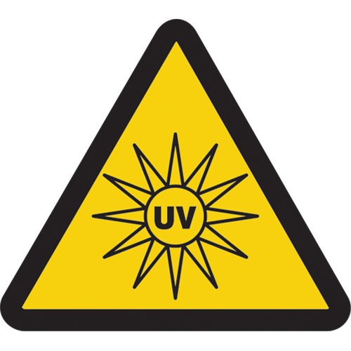 SAX440-UV Light ISO Warning Safety Labels